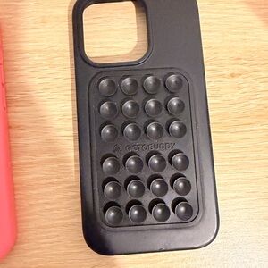 Black Bubble Grip Phone Case